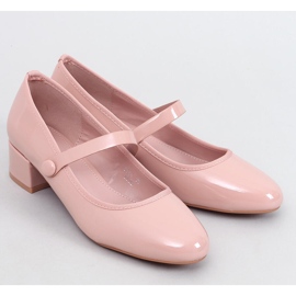 Balerini cu toc înalt patentat Weinis Nude bej 1 Balerini cu toc înalt patentat Weinis Nude bej 1