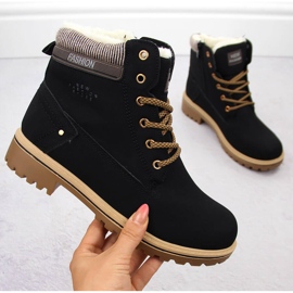 Cizme negre de dama Potocki 97301 negru 1 Cizme negre de dama Potocki 97301 negru 1