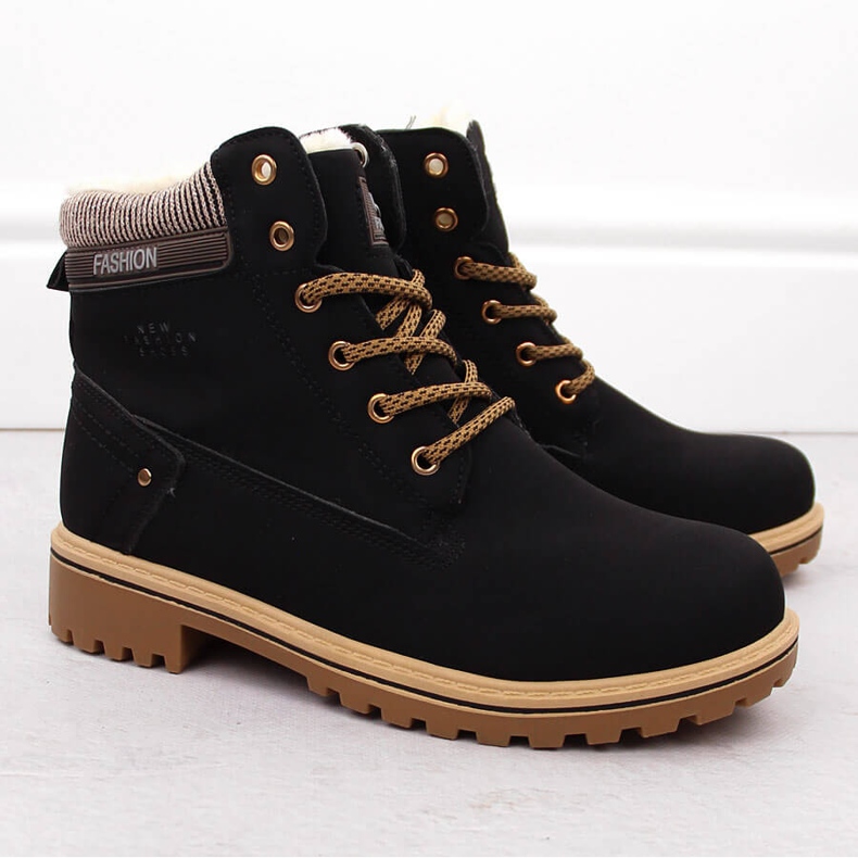 Cizme negre de dama Potocki 97301 negru 2 Cizme negre de dama Potocki 97301 negru 2