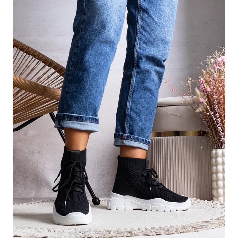 Șosete negre de la Frahm negru 1