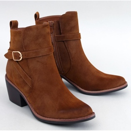 Cizme de cowboy cu toc jos Cunnig Camel maro 1