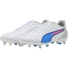 Pantofi de fotbal Puma King Pro MxSG 107870 02 alb 2