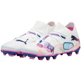 Pantofi de fotbal Puma Future 7 Match Vol. Up FG/AG 108076 01 alb 2