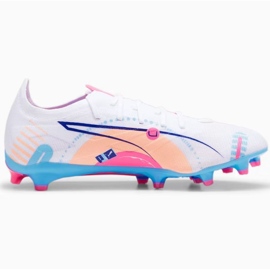 Pantofi de fotbal Puma Ultra 5 Match Vol.Up FG/MG 108064-01 alb 1
