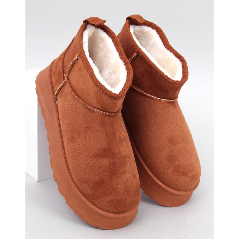 Pantofi cu platformă scurtă Rodmans Camel maro 1