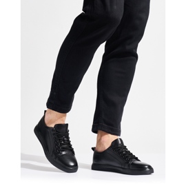 Pantofi sport negri pentru bărbați negru 1