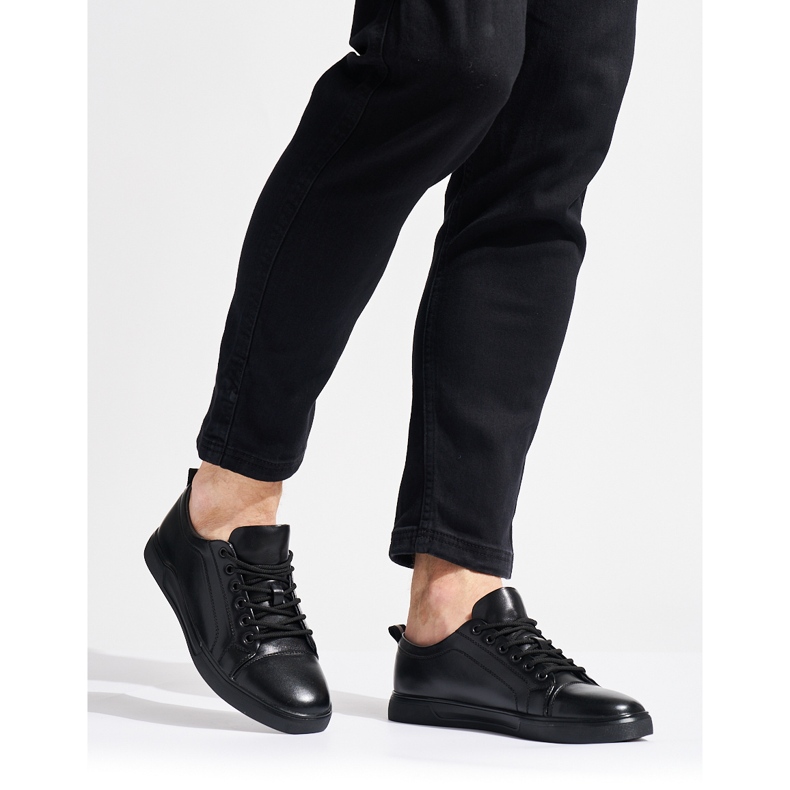 Pantofi sport negri pentru bărbați negru 1