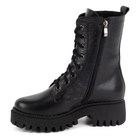 Olivier Ghete de dama din piele, izolate, 401BB, mazare neagra negru 1