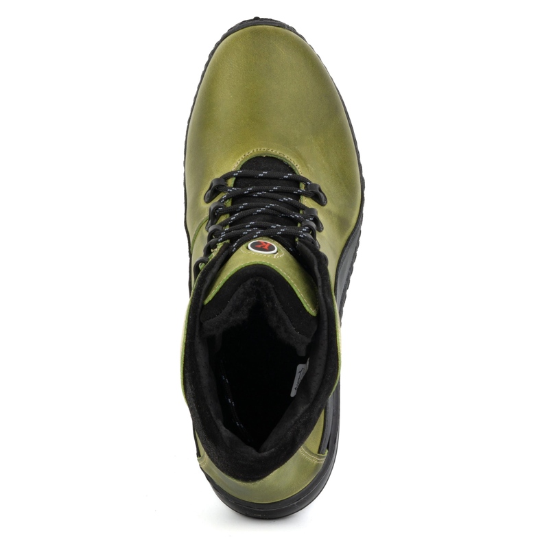 KOMODO Cizme de iarnă pentru bărbați din piele 903K verde 1 KOMODO Cizme de iarnă pentru bărbați din piele 903K verde 1