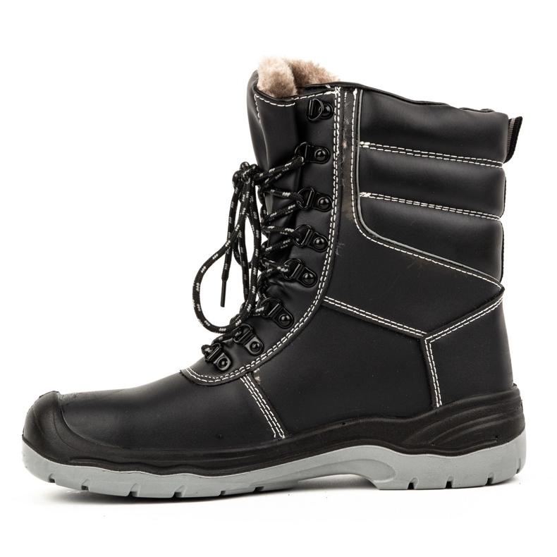 Pantofi de iarnă pentru bărbați URGENT 113/S3 cu vârf negru 1