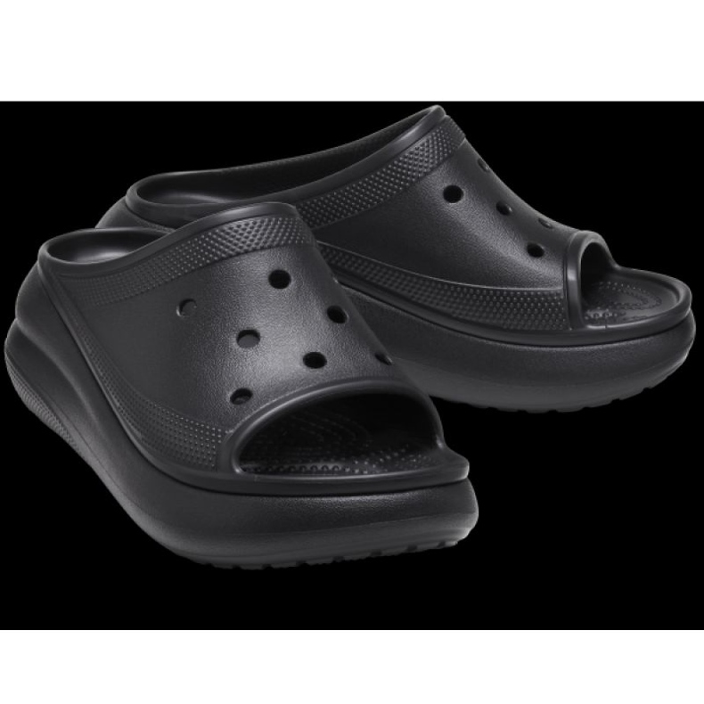 Șlapi Crocs Crush Slide 208731-001 negru 2