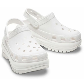 Slapi Crocs Mega Crush Clog 207988-100 alb 1