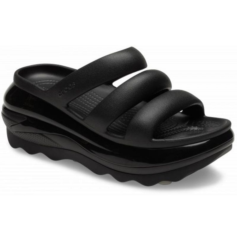 Slapi Crocs Mega Crush Triple Strap 209842-001 negru 2