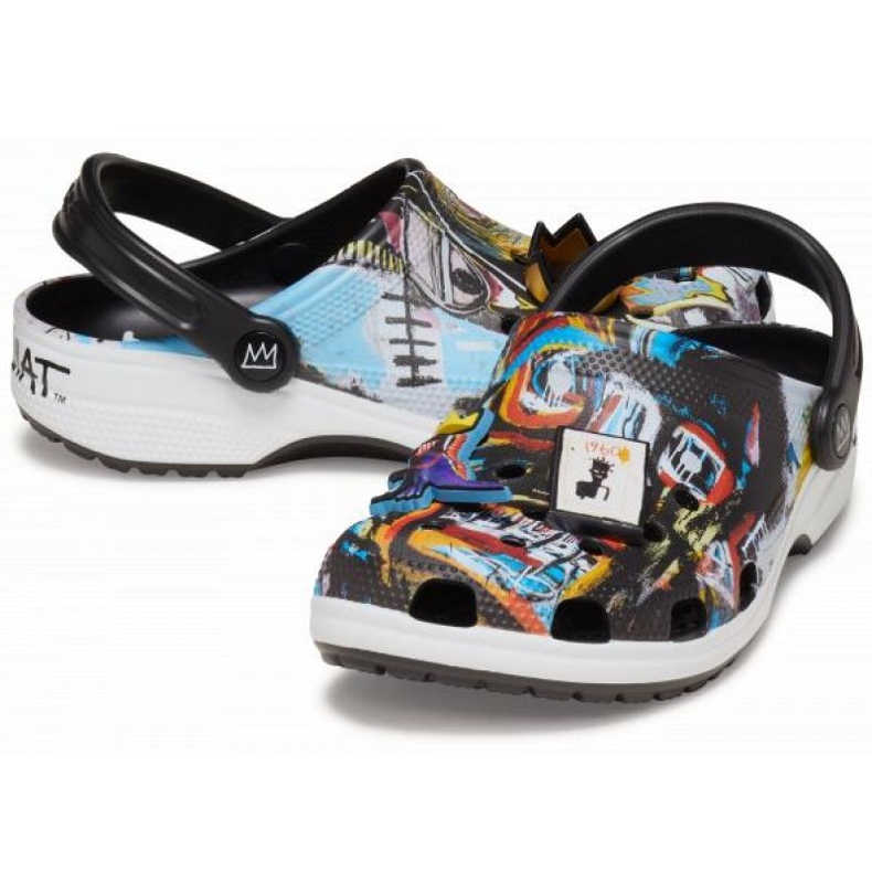 Saboți Crocs Basquiat clasic 209486-001 șlapi negru 1