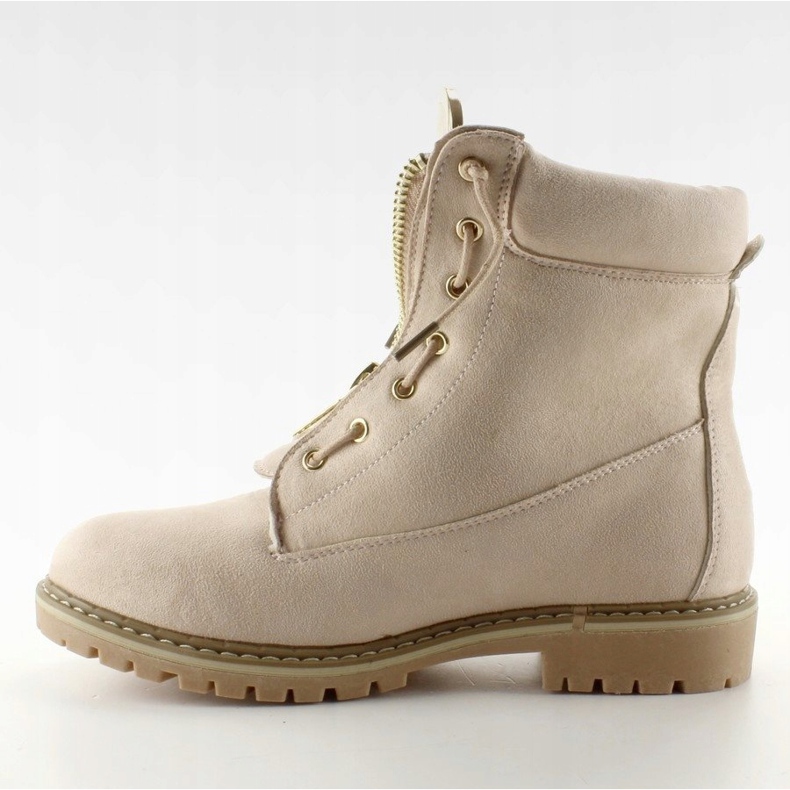 Balsame din piele intoarsa bej netezi NC50 Bej 1