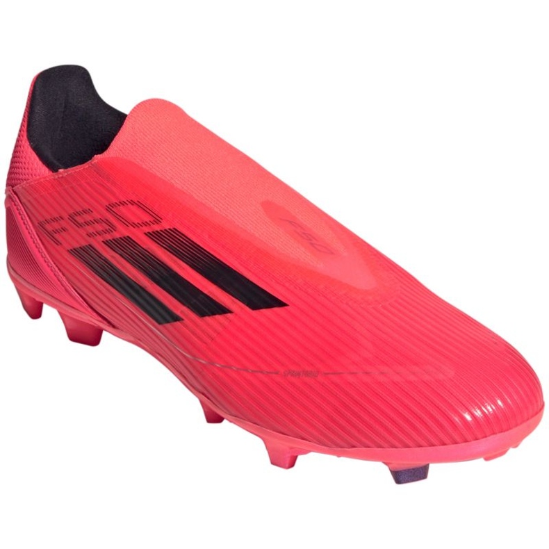 Pantofi de fotbal Adidas F50 League Ll FG/MG IE0607 roșu 1