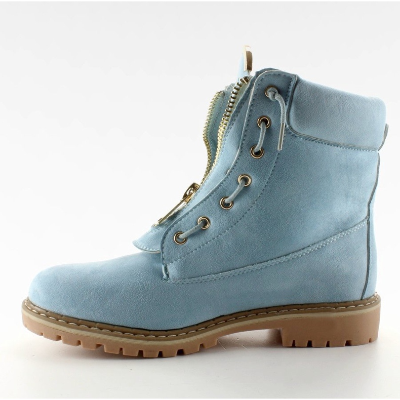 Pantofi balman de piele intoarsa albastra NC50 L. Albastru 2