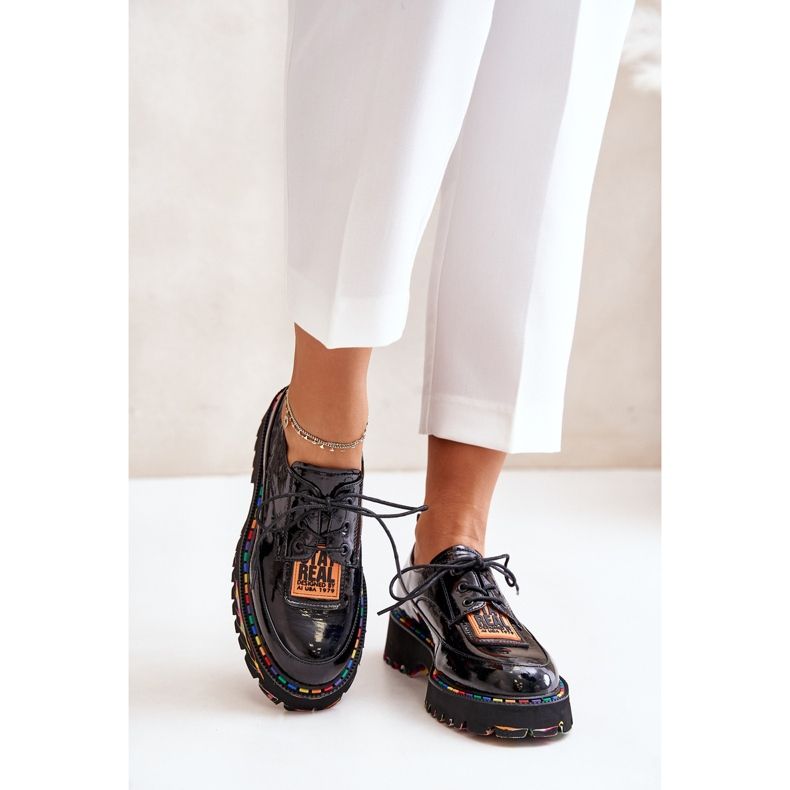 ARTIKER Pantofi dama cu siret Artier 55C0499 Negru 2