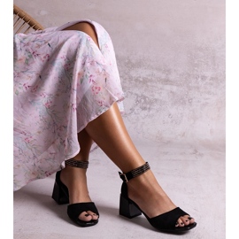 Sandale Athir cu toc lacuit negru 1 Sandale Athir cu toc lacuit negru 1