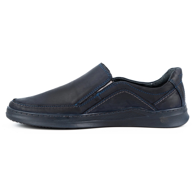 Antex Pantofi pentru bărbați Slip-On Slip-On 216Gt Navy Blue albastru 1