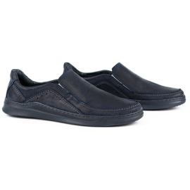 Antex Pantofi pentru bărbați Slip-On Slip-On 216Gt Navy Blue albastru 2
