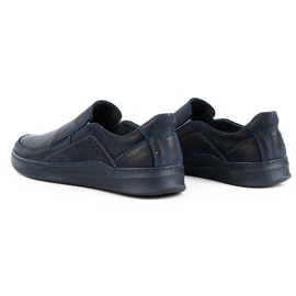 Antex Pantofi pentru bărbați Slip-On Slip-On 216Gt Navy Blue albastru 4
