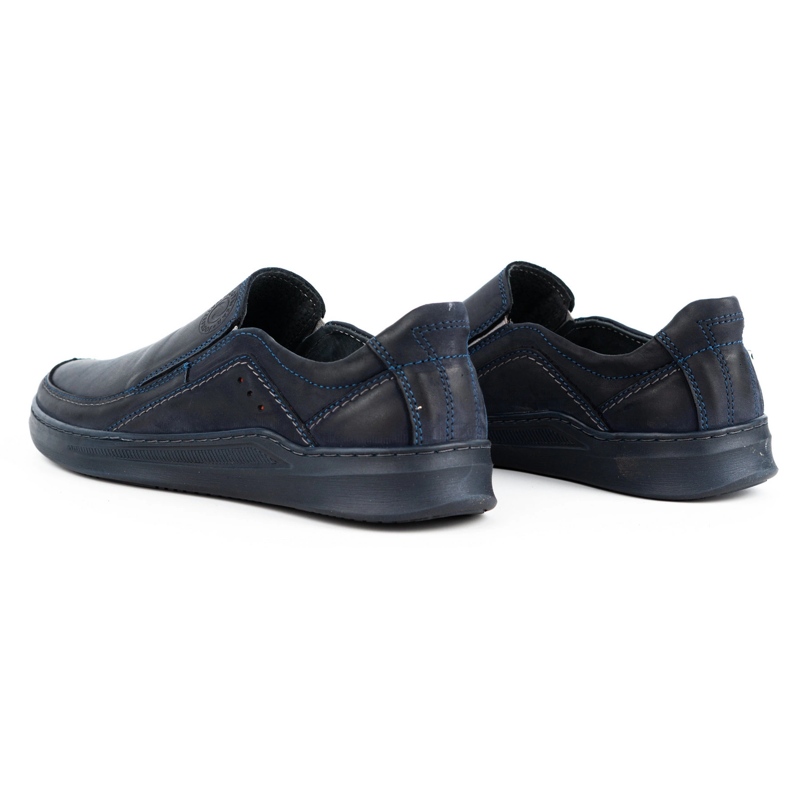 Antex Pantofi pentru bărbați Slip-On Slip-On 216Gt Navy Blue albastru 4