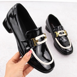 Pantofi dama din piele lords, negri Artiker 55C0104 negru 1