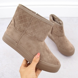 Cizme de zăpadă mukluk de damă, bej Big Star OO274A524 1 Cizme de zăpadă mukluk de damă, bej Big Star OO274A524 1