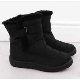 Cizme de zăpadă de damă cu blană Filo Donna Z24-50 negre negru 2 Cizme de zăpadă de damă cu blană Filo Donna Z24-50 negre negru 2