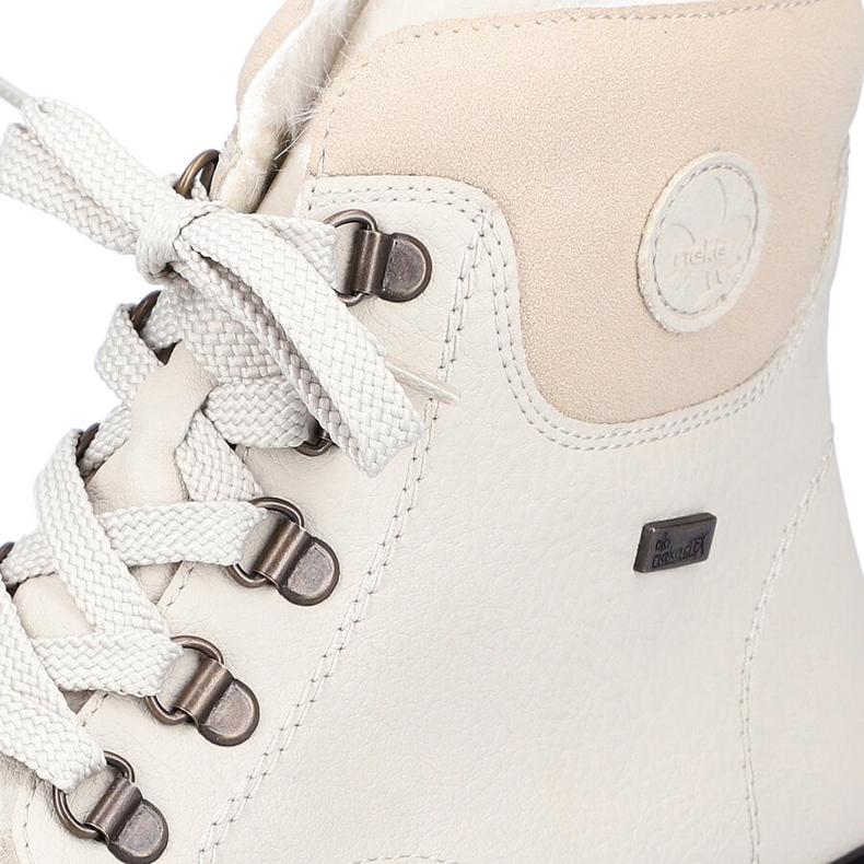 Botine de dama bej rezistente la apa Rieker Y3433-60 1