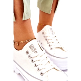 Pantofi de sport cu platformă din material Big Star LL274150 Alb 2