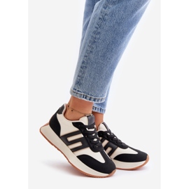 Pantofi de damă, pantofi sport pe platformă, Thari negru 1