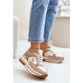Pantofi Dama Platforma Bej Debizia 2
