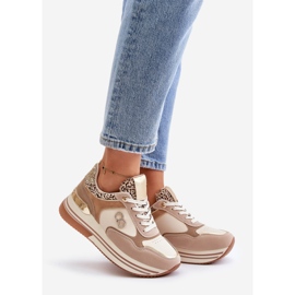 Pantofi Dama Platforma Bej Debizia 1