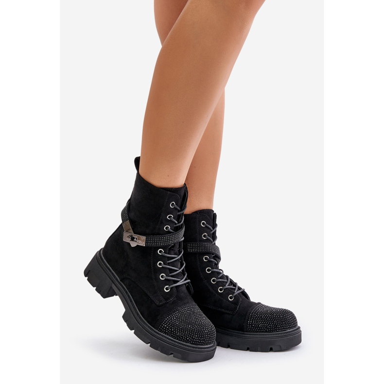 Cizme Izolatoare Muncitor Cu Decorat S.Barski HY42-281 Negru 1