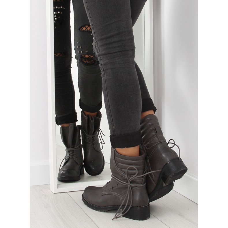 Cizme gri gri 9560 Gri 2