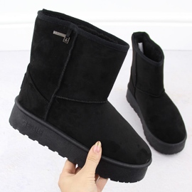 Cizme de zăpadă de damă impermeabile mukluk negre Big Star OO274898 negru 1 Cizme de zăpadă de damă impermeabile mukluk negre Big Star OO274898 negru 1