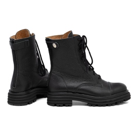 Genți de damă din piele neagră Butdam WOR1 negru 1