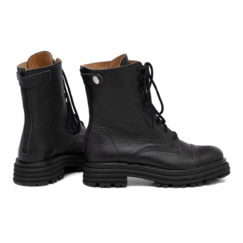 Genți de damă din piele neagră Butdam WOR1 negru 1