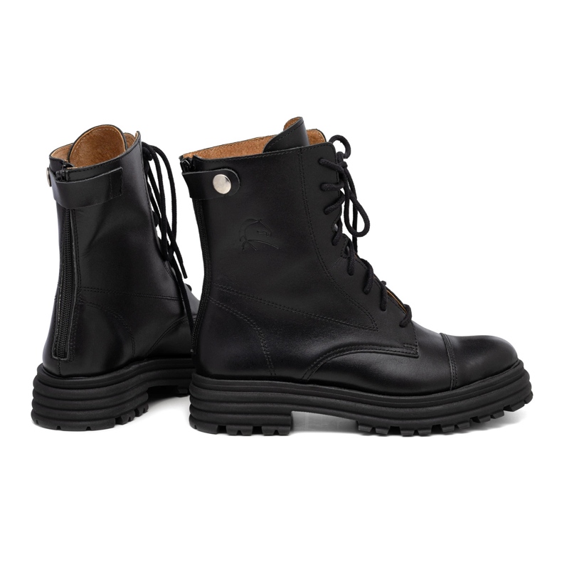 Genți de damă din piele neagră Butdam WOR1 negru 1