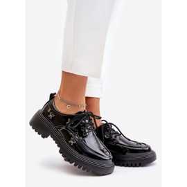 Pantofi De Dama Breveti Cu Decoratiuni Piele Naturala Artiker 55C1011 Negru 1