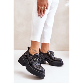 Pantofi De Dama Breveti Cu Decoratiuni Piele Naturala Artiker 55C0419 Negru 2