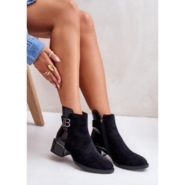 S.Barski Cizme izolate elegante cu toc inalt MR880-040 Negru 2