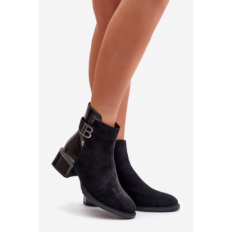 S.Barski Cizme izolate elegante cu toc inalt MR880-040 Negru 1 S.Barski Cizme izolate elegante cu toc inalt MR880-040 Negru 1