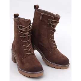 Botine confortabile cu toc înalt Reed Green verde 1
