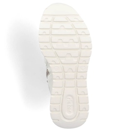 Cizme sport izolate dama, albe, Rieker M6010-80 2