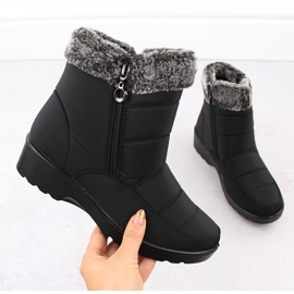 Cizme de zapada dama cu blana, neagra, Vinceza 86231 negru 1 Cizme de zapada dama cu blana, neagra, Vinceza 86231 negru 1