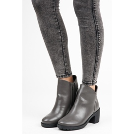 Vices New Collection Cizme pe un stâlp lat gri 5
