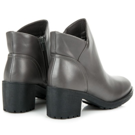 Vices New Collection Cizme pe un stâlp lat gri 4